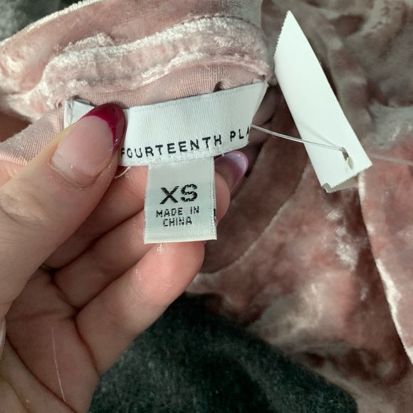 Velvet Pink Women’s Top - Picture 3 of 3